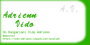 adrienn vido business card